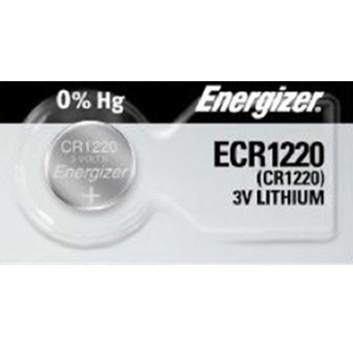 Energizer ECR1220 Battery 3V Lithium Coin Cell (1PC Tearstrip)