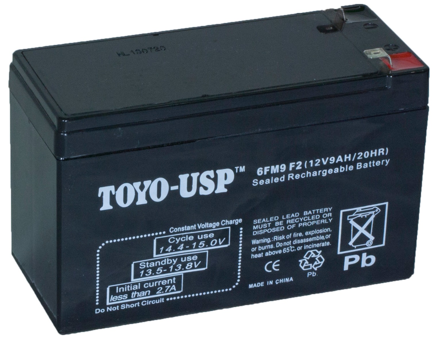 TOYO Sealed Lead Acid Battery 12V 9AH (6FM9) (Call To Order)