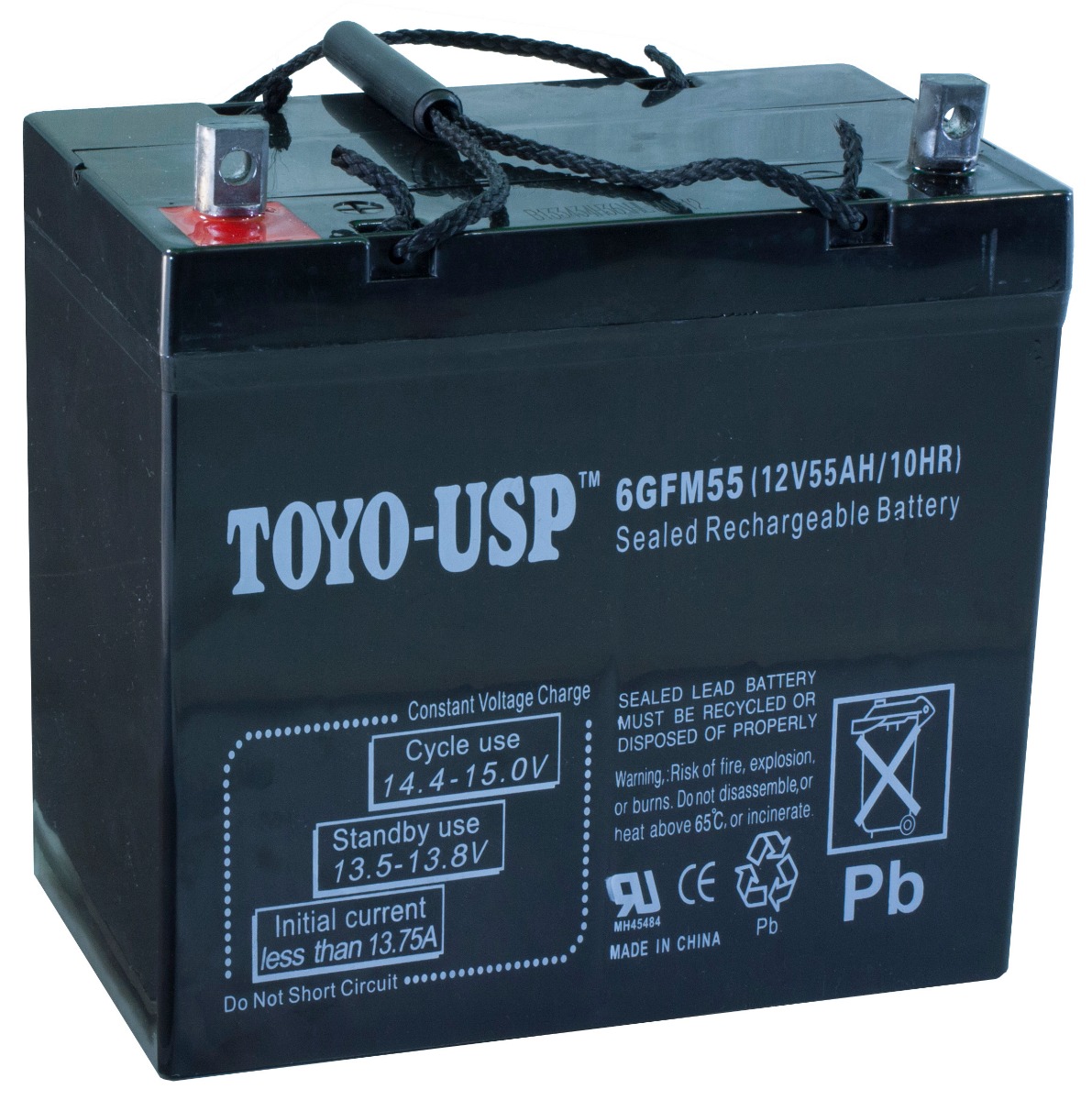 TOYO Sealed Lead Acid Battery 12V 55AH (6GFM55) (Call To Order)