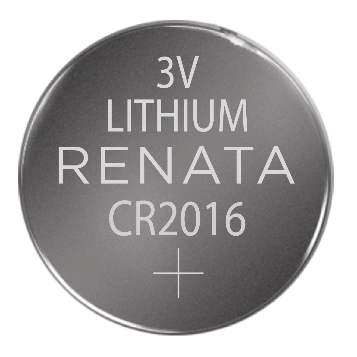 Renata CR2016 Lithium 3V Coin Cell Battery, Bulk