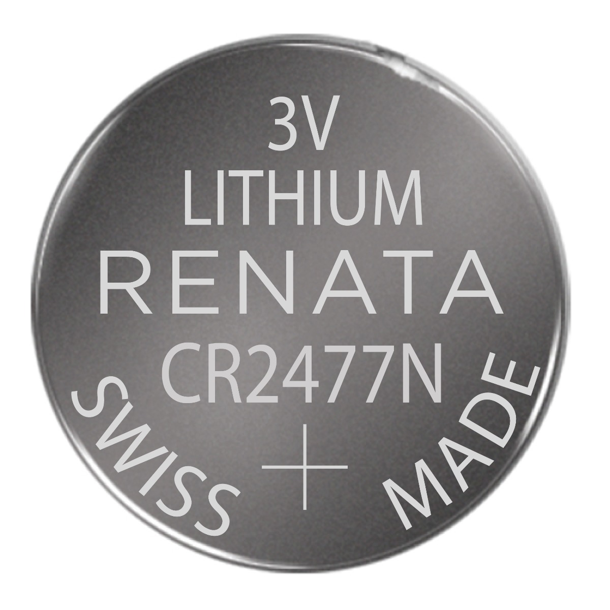 Renata CR2477N Battery 3V Lithium Coin Cell, Bulk