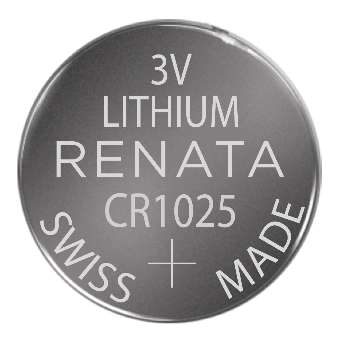 Renata CR1025 Battery 3V Lithium Coin Cell, Bulk