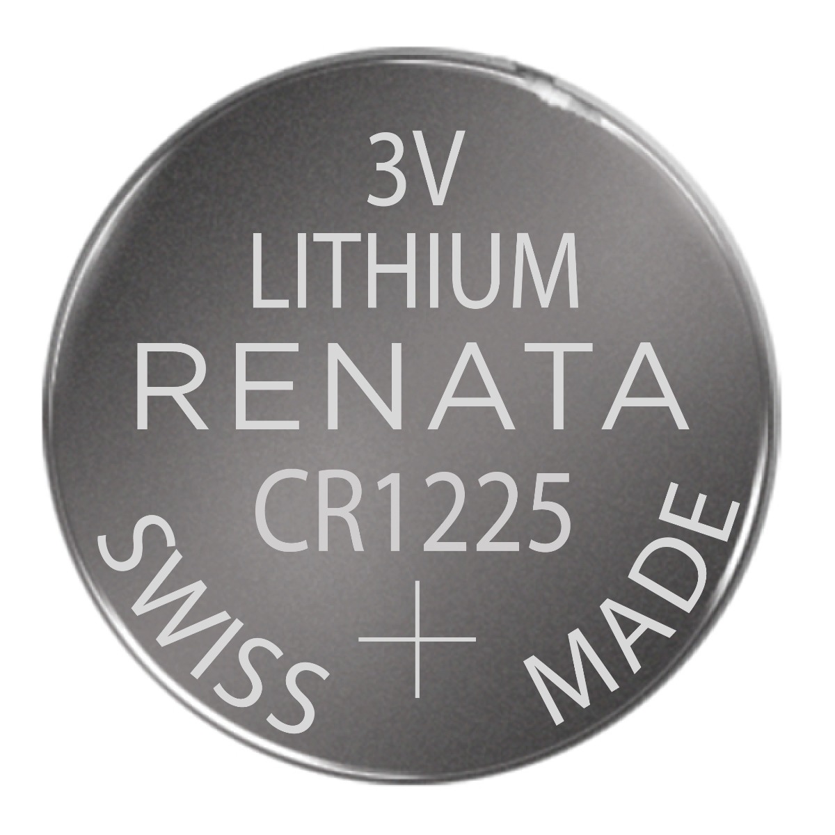Renata CR1225 Battery 3V Lithium Coin Cell, Bulk