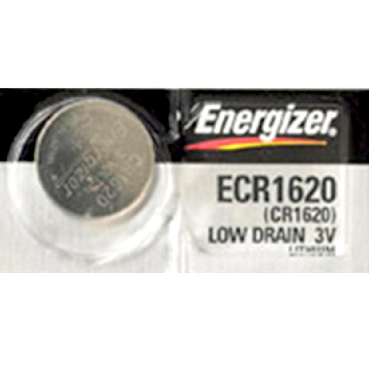 Energizer ECR1620 Battery 3V Lithium Coin Cell (1PC )