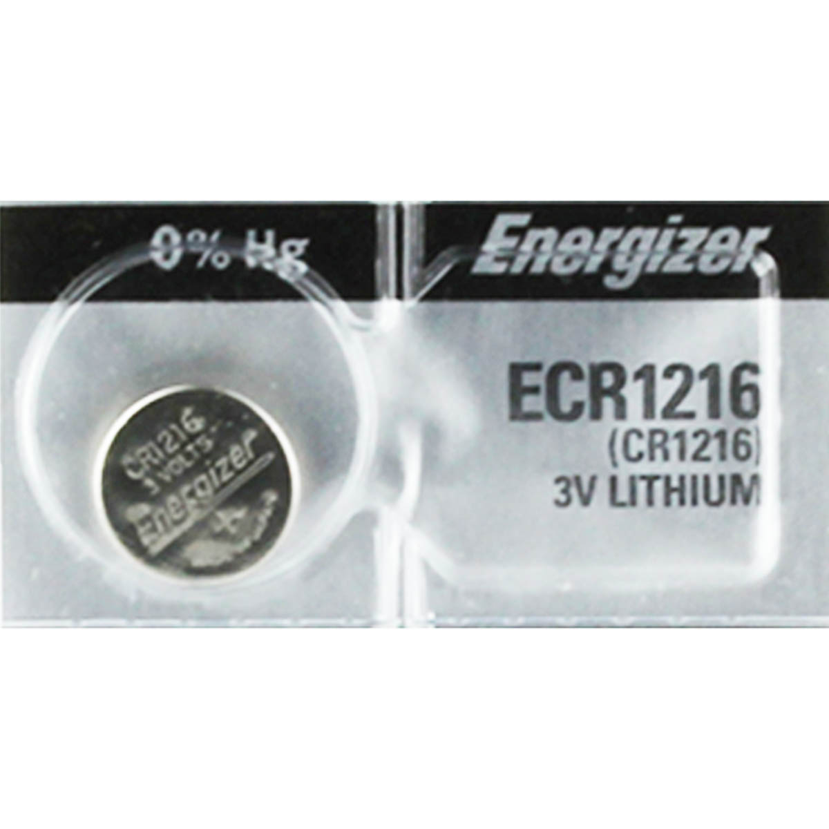Energizer ECR1216 Battery 3V Lithium Coin Cell (1PC) (Tearstrip)
