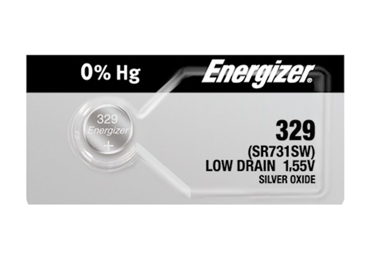 Energizer 329 Battery (SR731SW) Silver Oxide 1.55V (1PC)