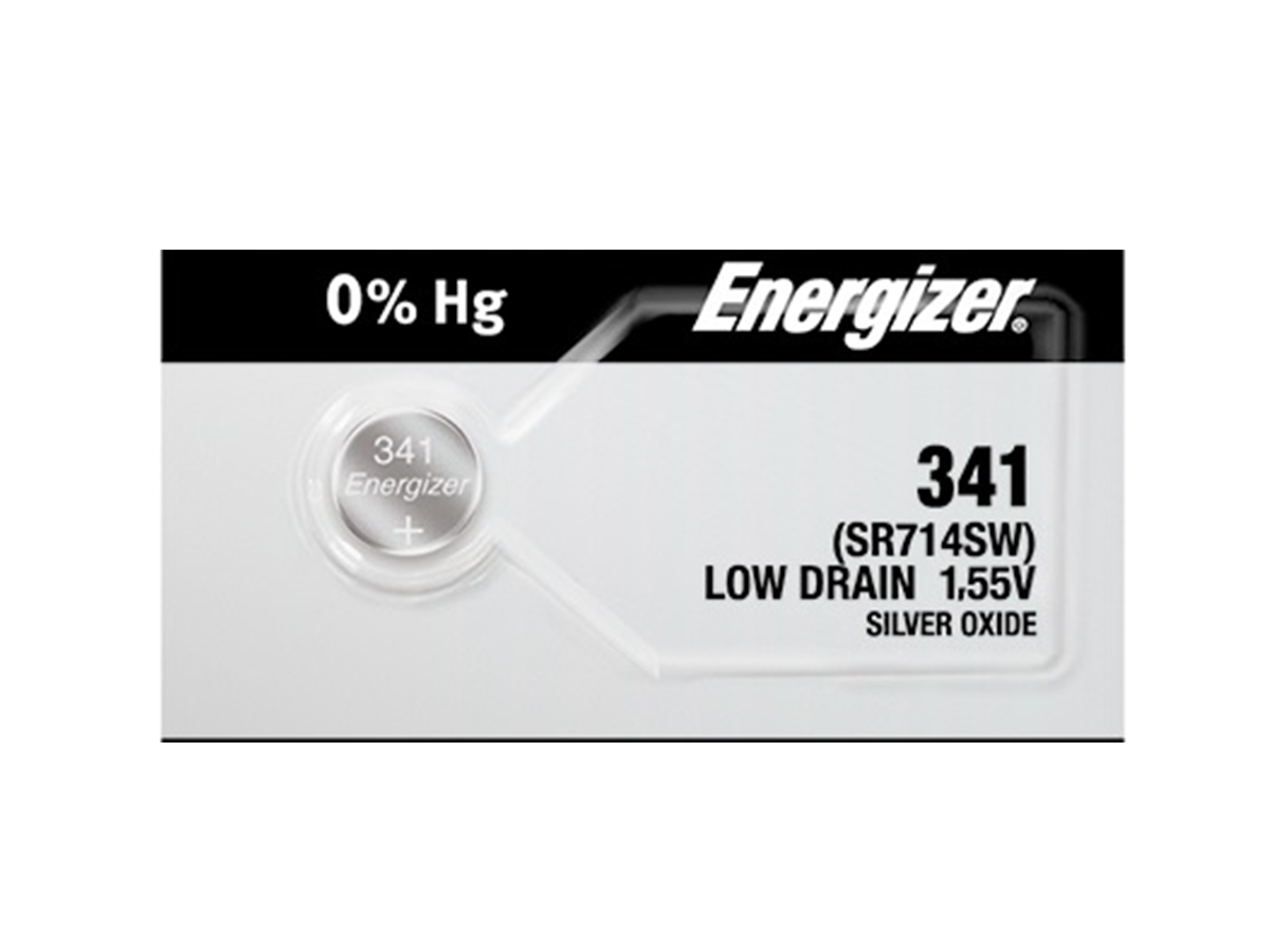 Energizer 341 Battery (SR714SW) Silver Oxide 1.55V
