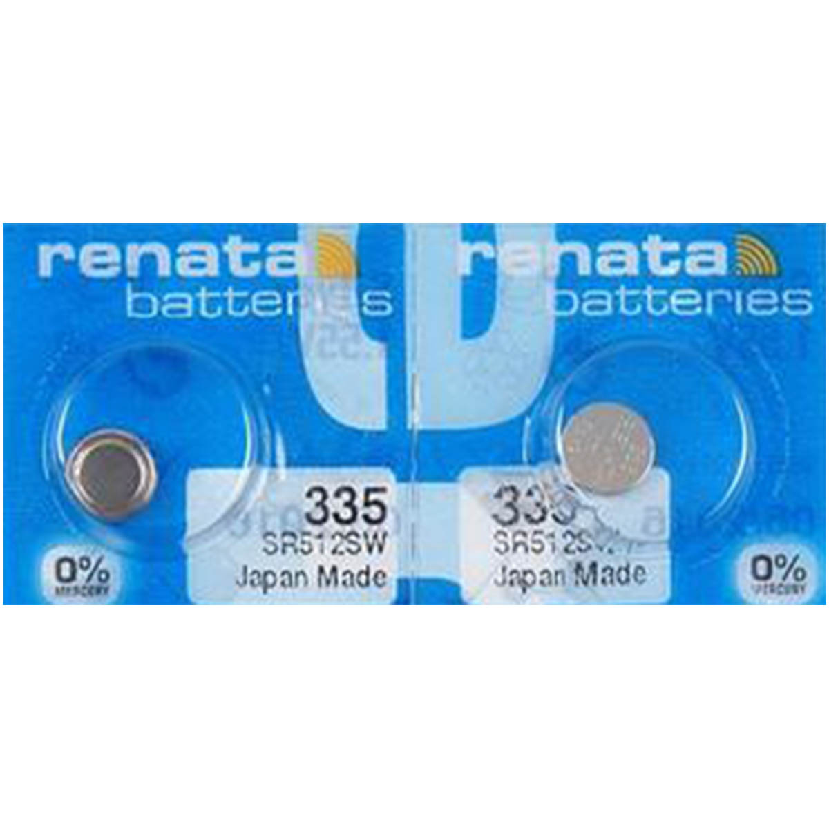 Renata 335 Battery (SR512SW) Silver Oxide 1.55V (1PC)