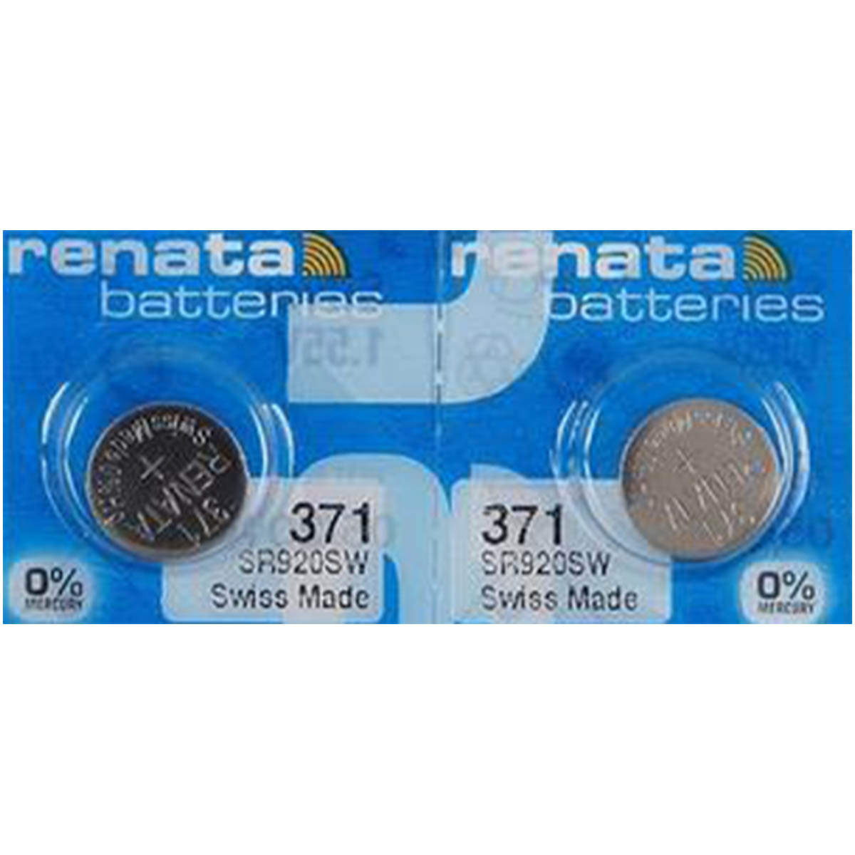 Renata 371 Battery (SR920SW) Silver Oxide 1.55V (1PC)