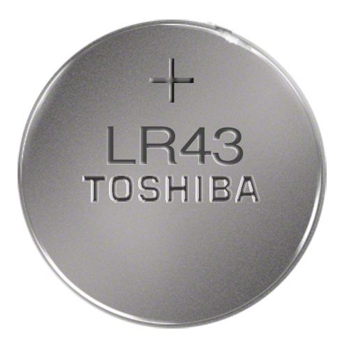 Toshiba LR43 (182) Alkaline Manganese Button Cell Battery