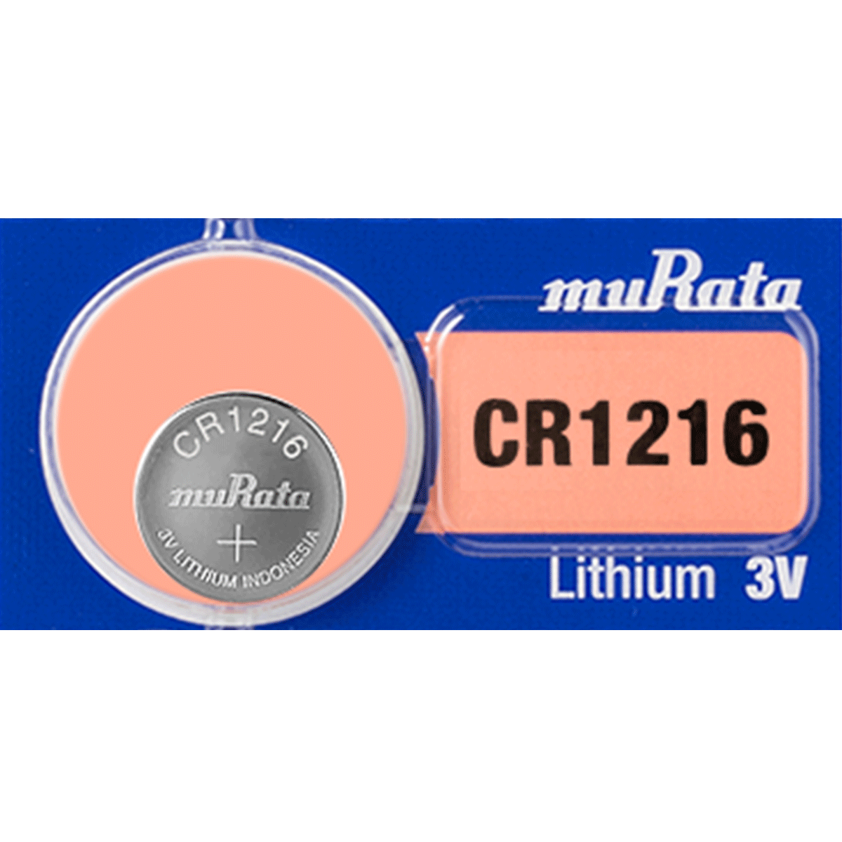 Murata CR1620 Battery 3V Lithium Coin Cell (1 PC) (formerly SONY)