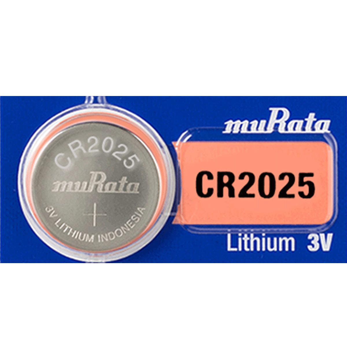Murata CR2025 Battery 3V Lithium Coin Cell (1PC) (formerly SONY)