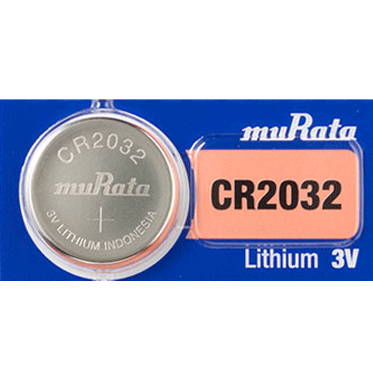 Murata CR2032 Battery  3V Lithium Coin Cell (1PC) (formerly SONY)