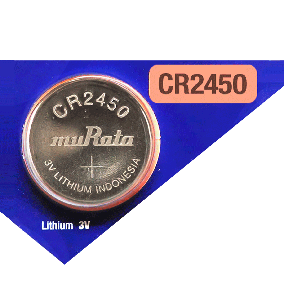 Murata CR2450 Battery 3V Lithium Coin Cell (1 pc) (formerly SONY) 