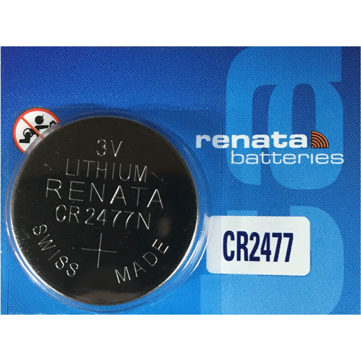 Renata CR2477N Battery 3V Lithium Coin Cell (1pc.)