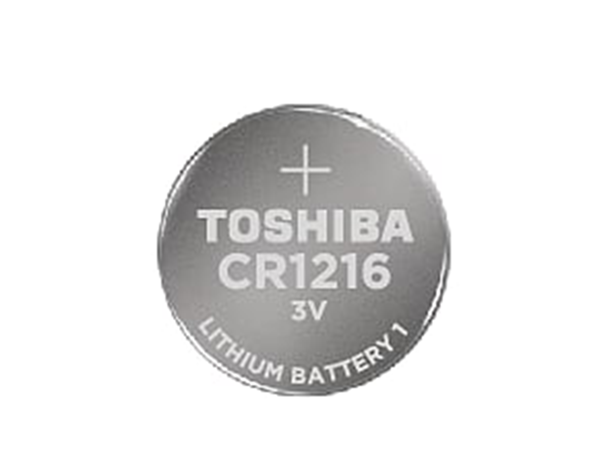 Toshiba CR1216 Battery 3V Lithium Coin Cell, Bulk