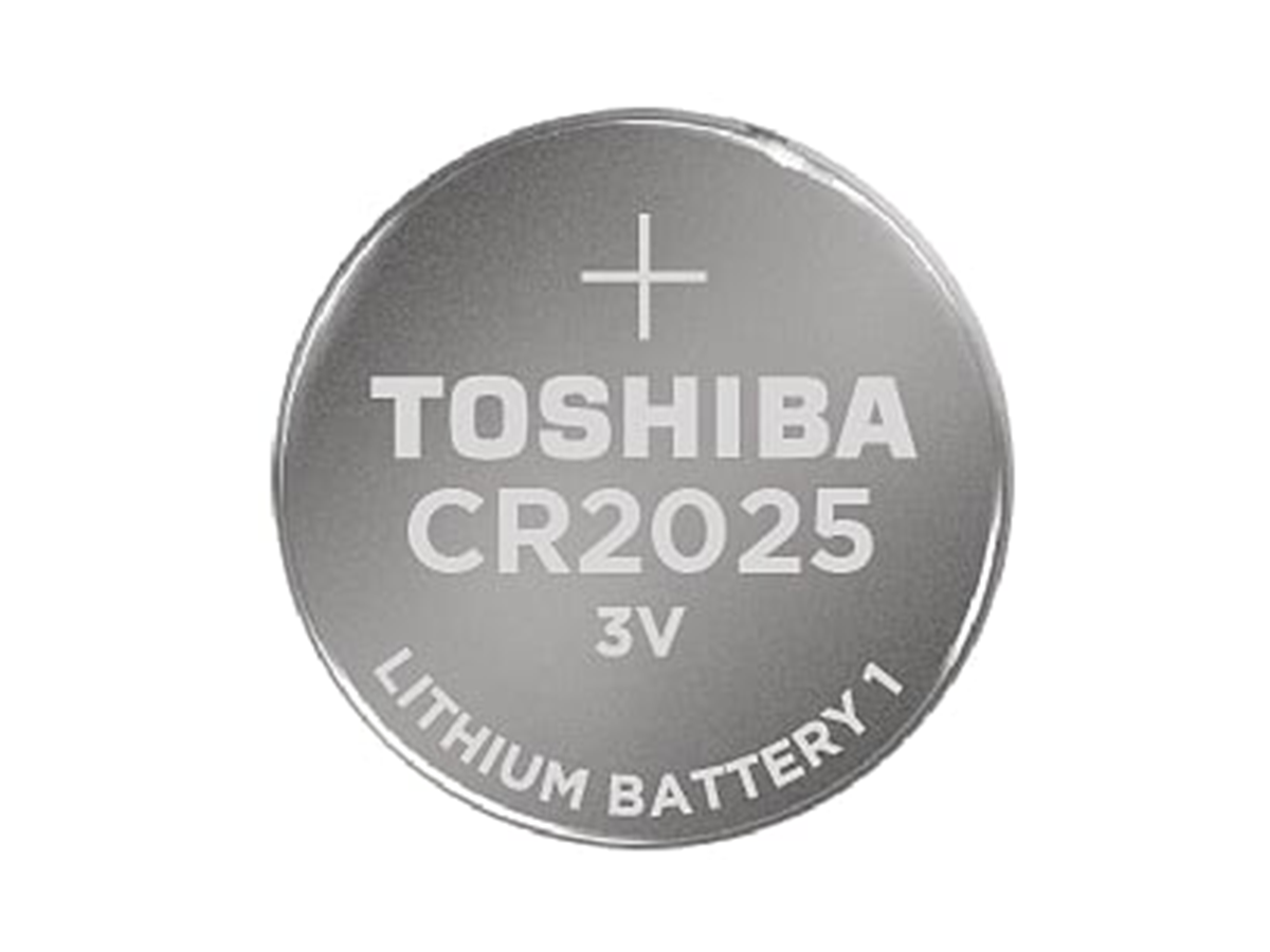 Toshiba CR2025 Battery 3V Lithium Coin Cell, Bulk