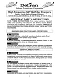 Battery Tender High Frequency SMT Golf Car Chargers Important Safety Instructions
