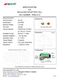 Technical Specifications for NEXcell Hearing Aid Size 13 Battery