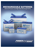 Power-Sonic Rechargeable Batteries