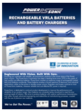 Power-Sonic Rechargeable VRLA Batteries and Battery Chargers