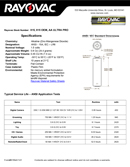Technical Specifications for Rayovac Ultra Pro AA Alkaline Battery