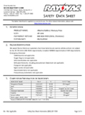 Rayovac Alkaline Battery Safety Data Sheet