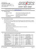 Rayovac Lithium BR Safety Data Sheet