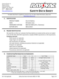 Rayovac Hearing Aid Battery Safety Data Sheet