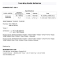 Technical Specifications for KENWOOD , PB-7