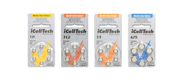 iCelltech Hearing Aid Battery Specifications