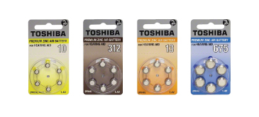 Toshiba Hearing Aid Battery Specifications