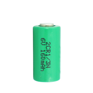 2CR 1/3N Lithium Li-MnO2 Battery