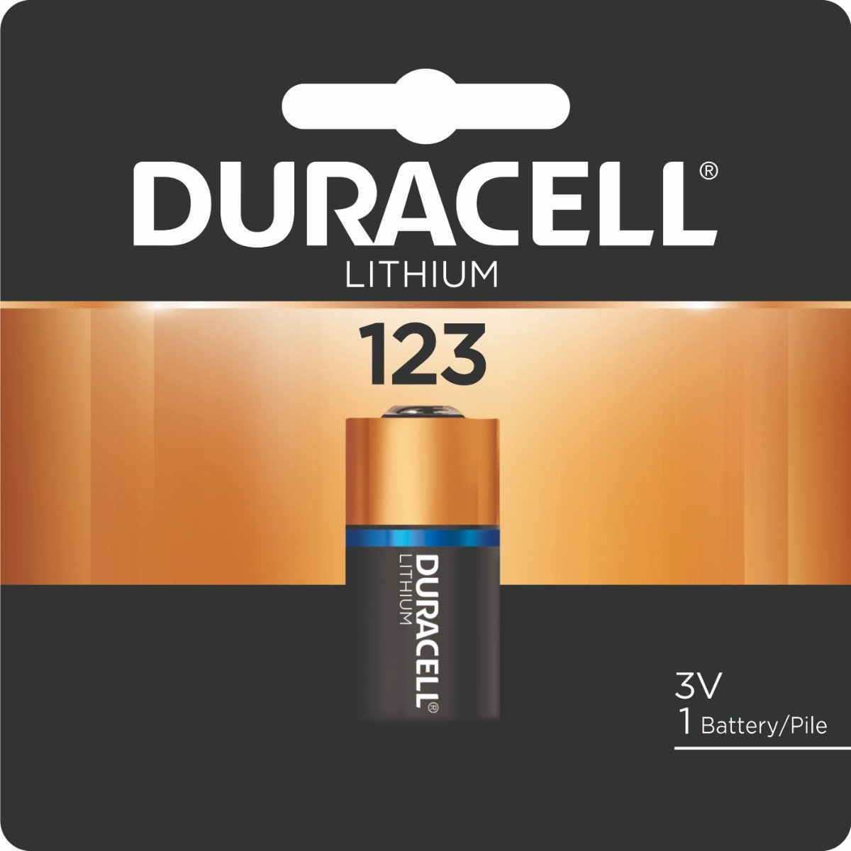 1 pièces Duracell fotobatterie Lithium CR 123 a/3v 