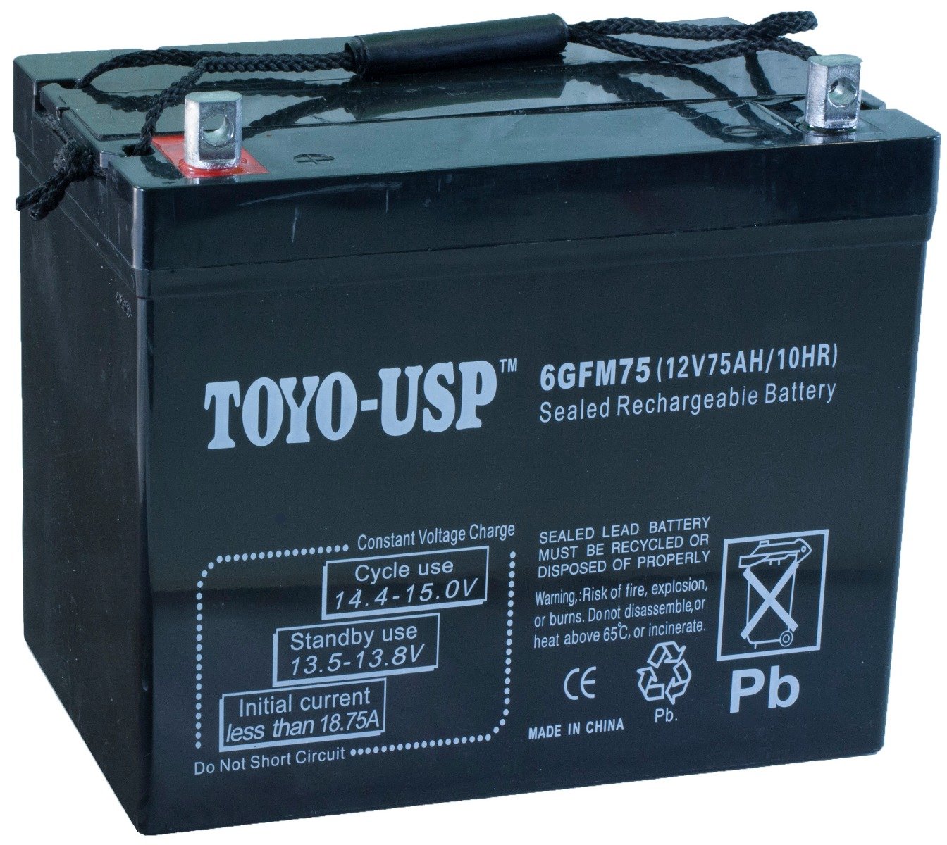 TOYO Sealed Lead Acid Battery 12V 75AH (6GFM75) (Call To Order)