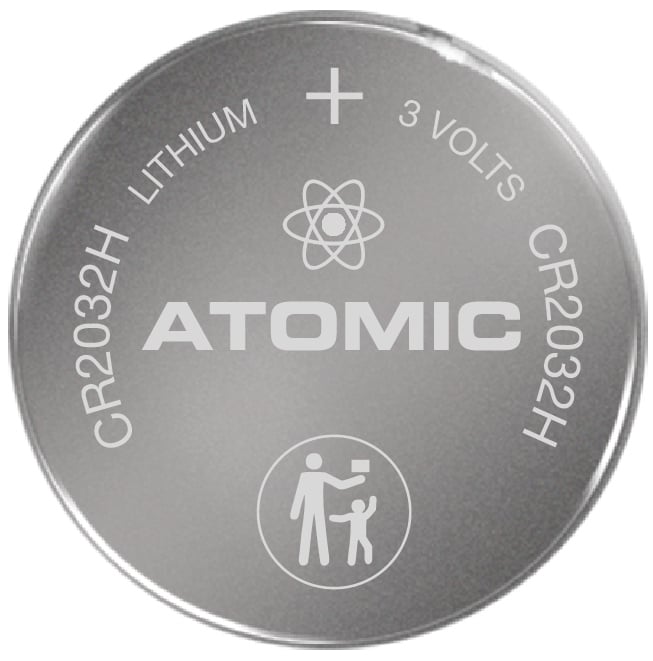 Atomic CR2032H Battery 3V Lithium (1 Premium Heavy Duty Battery) 