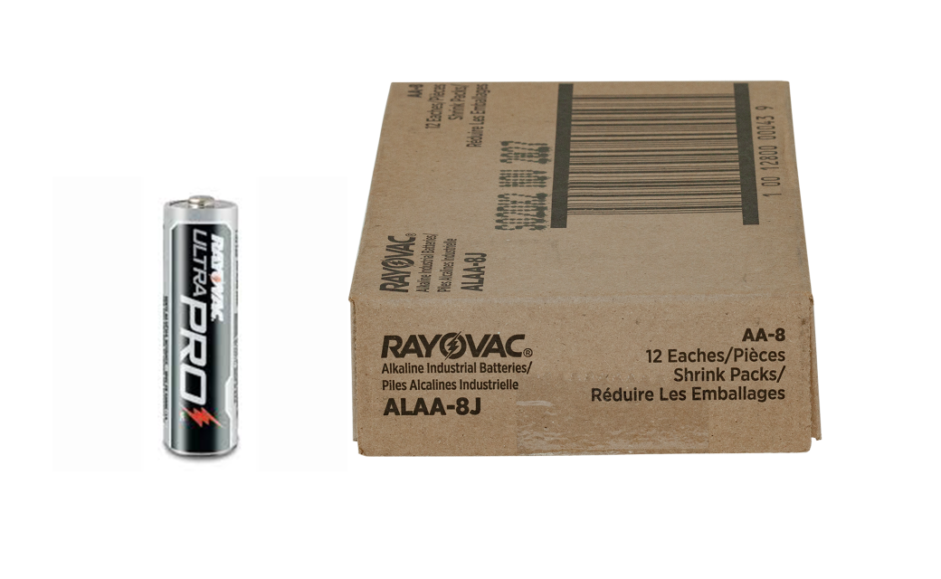 Rayovac Ultra Pro Alkaline AA Batteries (1 Box - 96 Batteries)