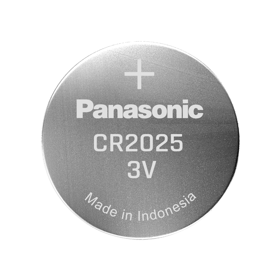 Panasonic CR2025 Battery 3V Lithium Coin Cell, Bulk (CR-2025L/BD)