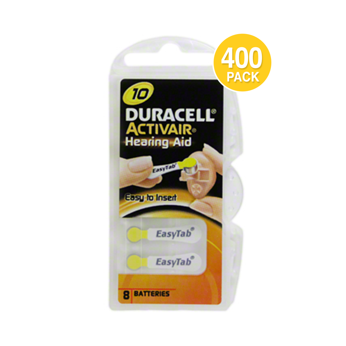 Duracell Hearing Aid Battery Size 10 (400 Pcs)