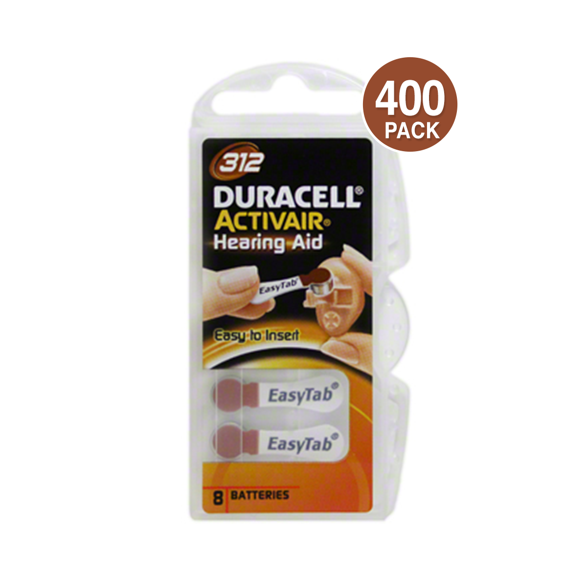 Duracell Hearing Aid Battery Size 312 (400 Pcs)