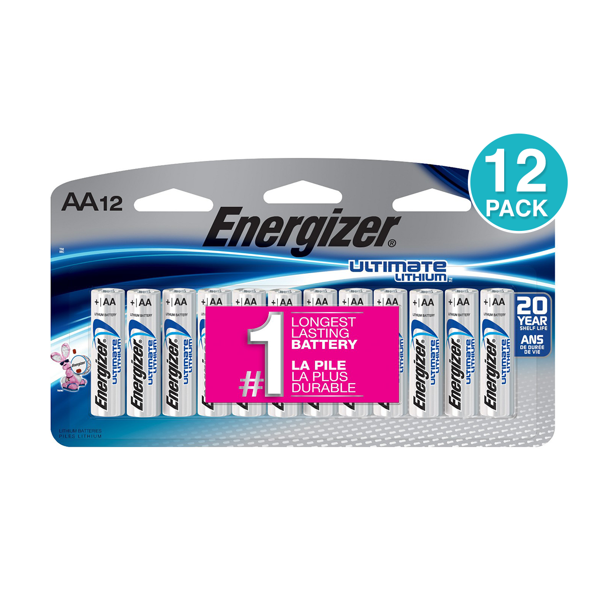 Energizer E-AA 12pcs Lithium AA