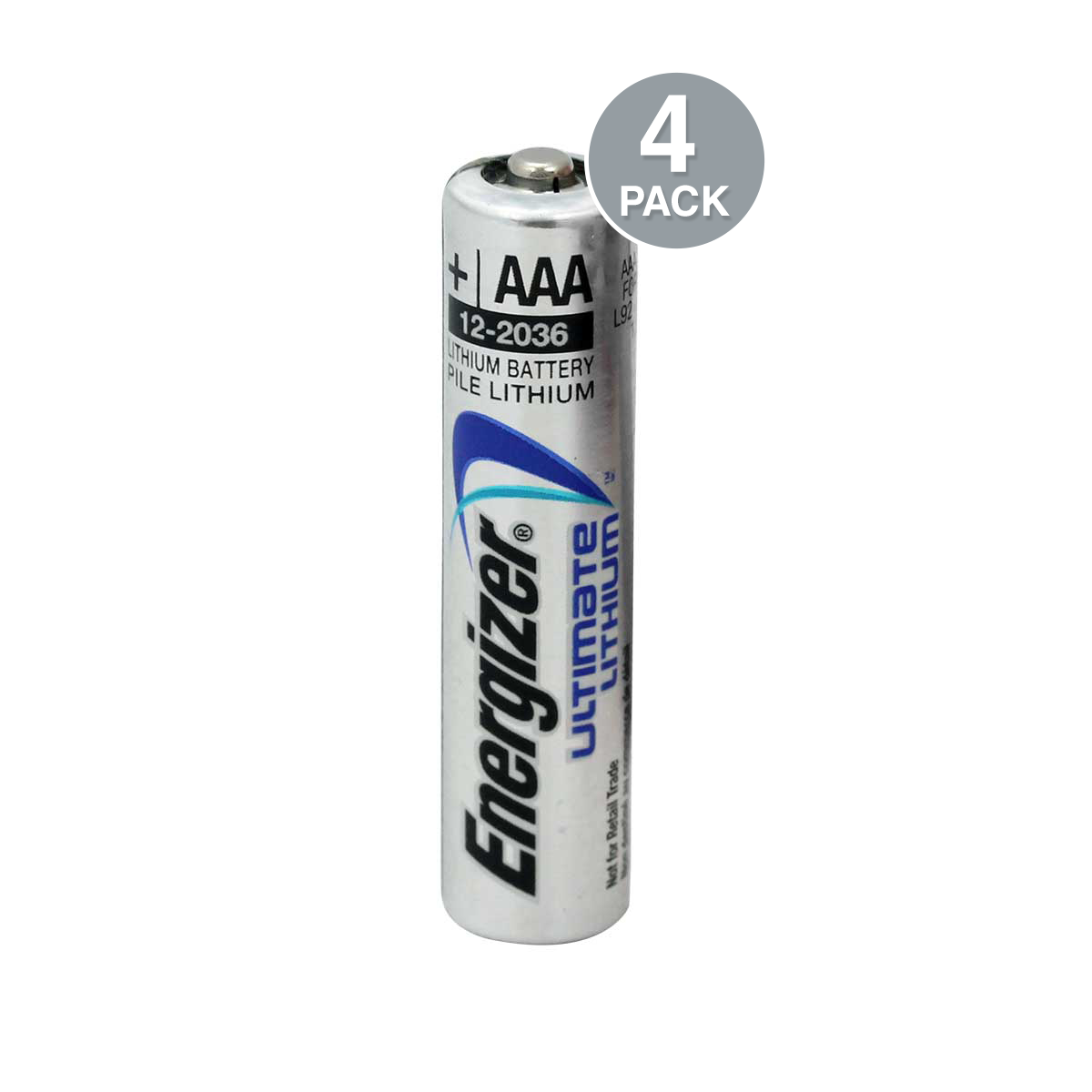 Energizer AAA 1.5V Lithium 4pcs