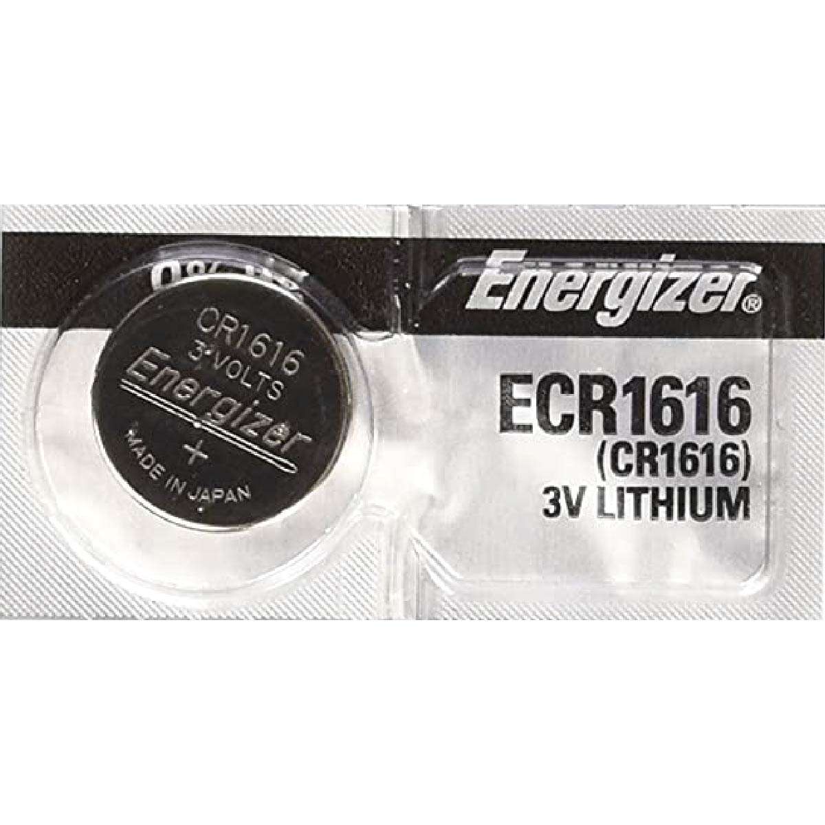Energizer ECR1616 Battery 3V Lithium Coin Cell (1PC Tearstrip)