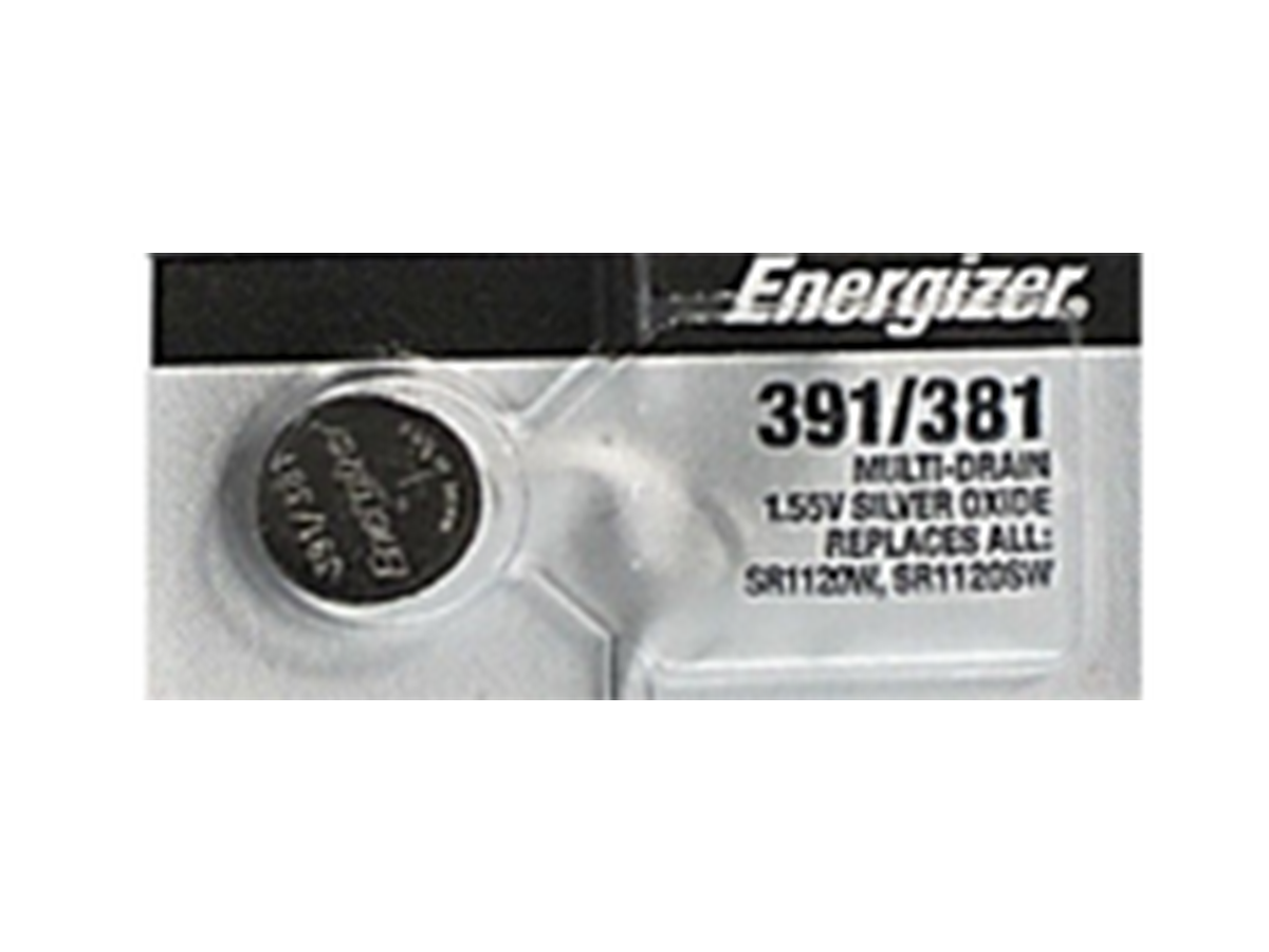 Energizer 391-381 Battery (SR1120SW) Silver Oxide 1.55V (1PC)