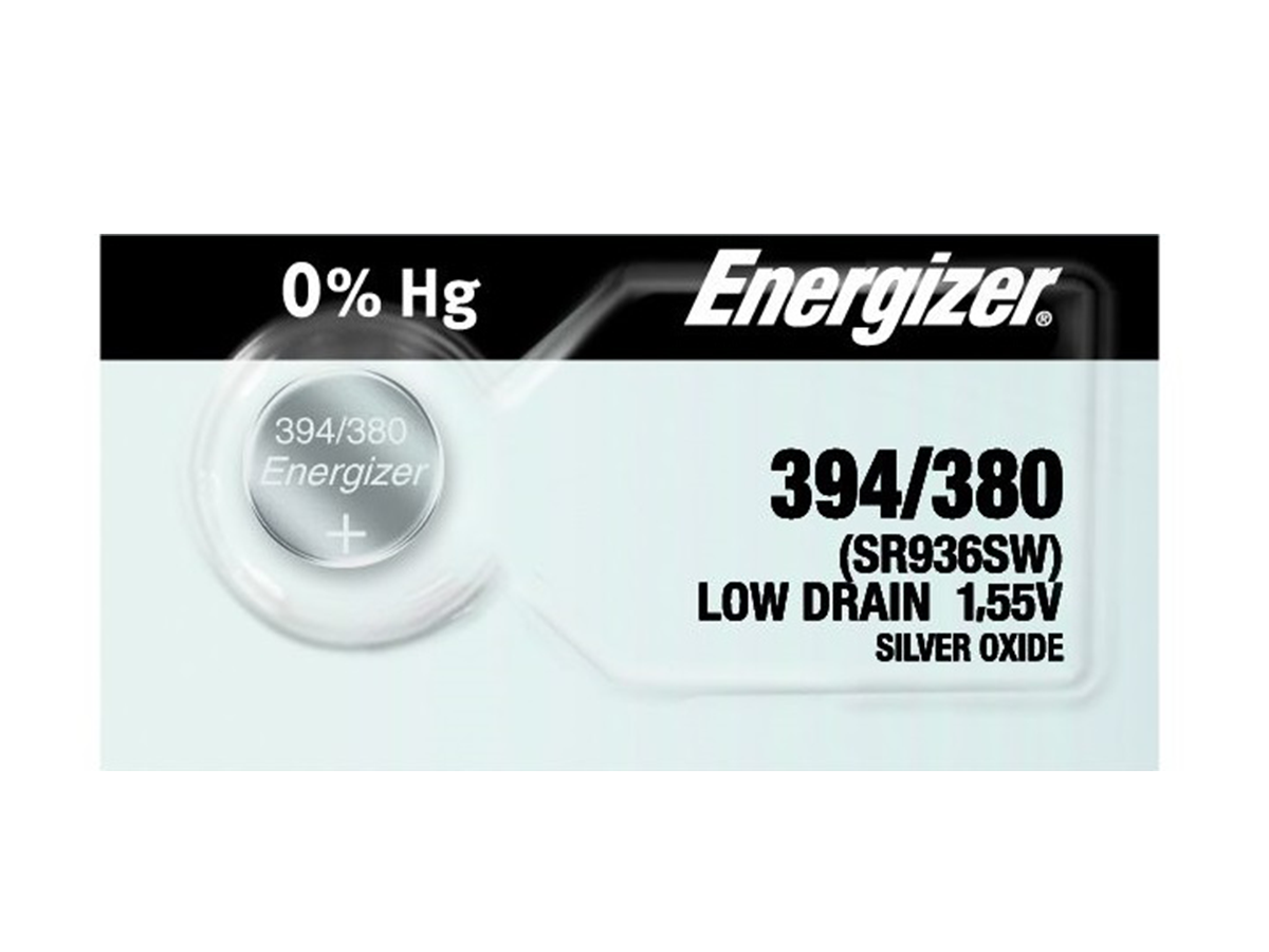 Energizer 394-380 Battery (SR936SW) Silver Oxide 1.55V (1PC)