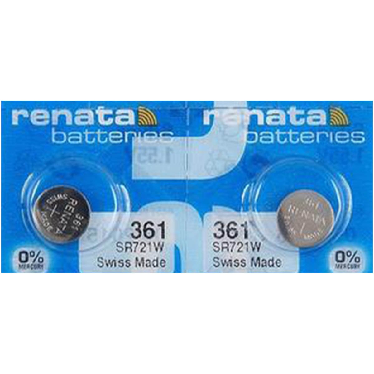 Renata 361 Battery (SR721W) Silver Oxide 1.55V (1PC)