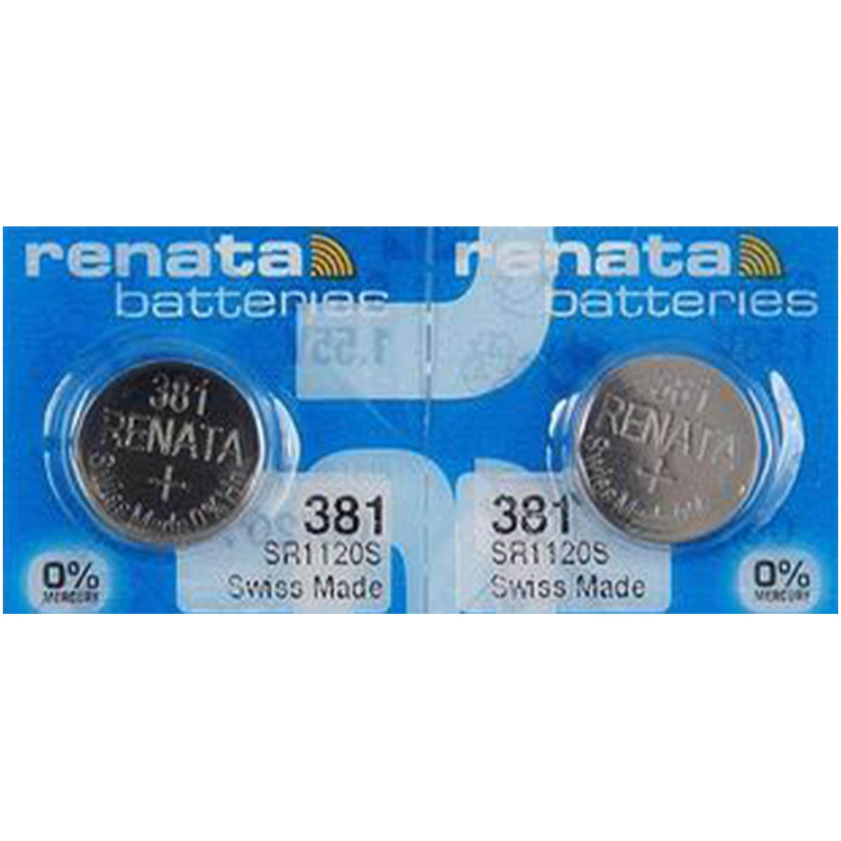 Renata 381 Battery (SR1120SW) Silver Oxide 1.55V (1PC)