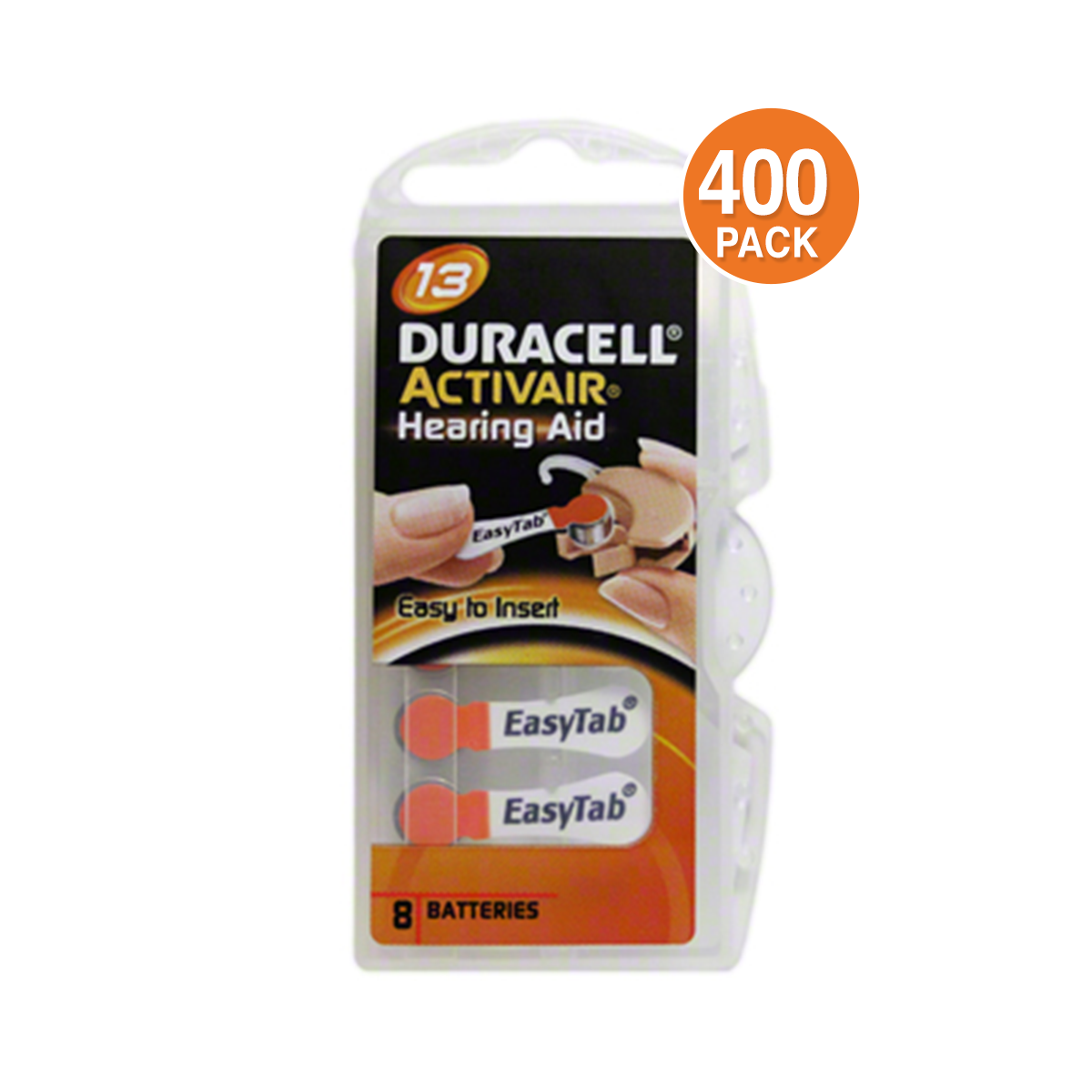 Duracell Hearing Aid Battery Size 13 (400 Pcs)