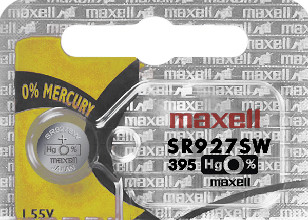 Maxell Watch Battery Button Cell SR927SW 395 (1 Pc)