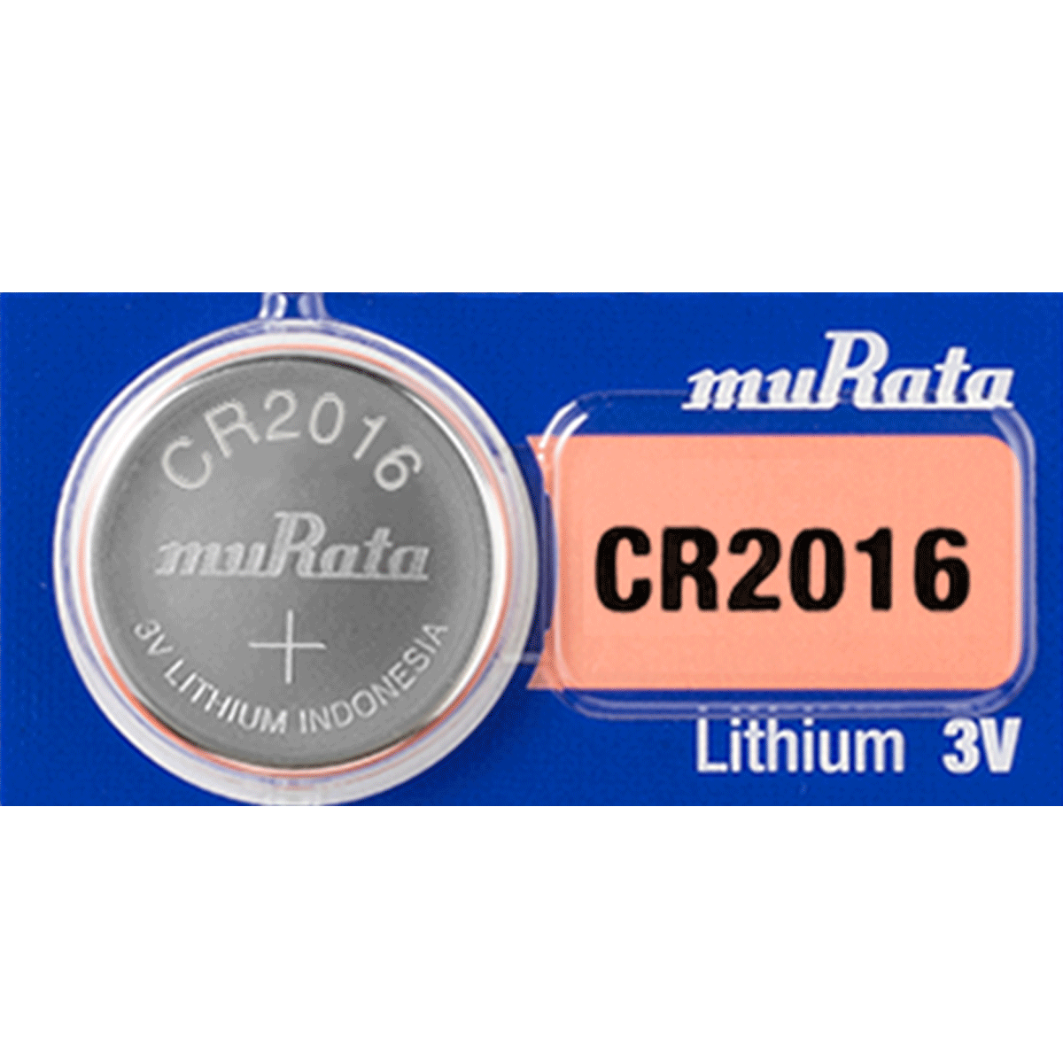 Pile électronique lithium CR2016 Maxell en blister - AZ Piles distribution
